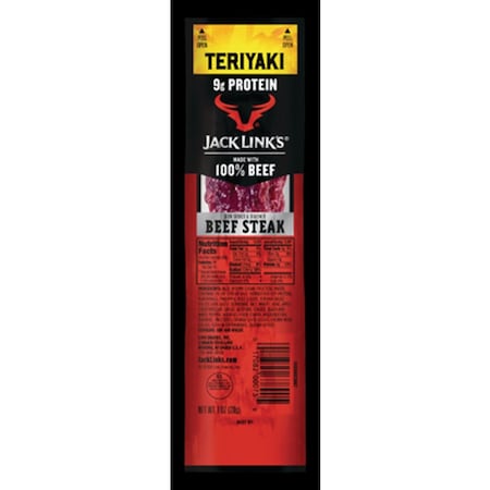 JACK LINKS Teriyaki Beef Steak 1 oz Pegged 02030